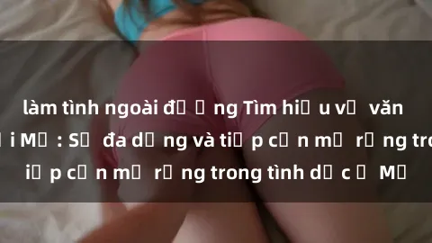làm tình ngoài đường Tìm hiểu về văn hóa sex của người Mỹ: Sự đa dạng và tiếp cận mở rộng trong tình dục ở Mỹ